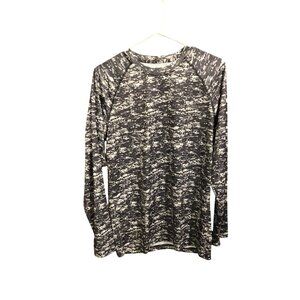 Columbia PFG Shirt Fishing Gear XL TP Long Sleeve Digital Camo Gray Mens